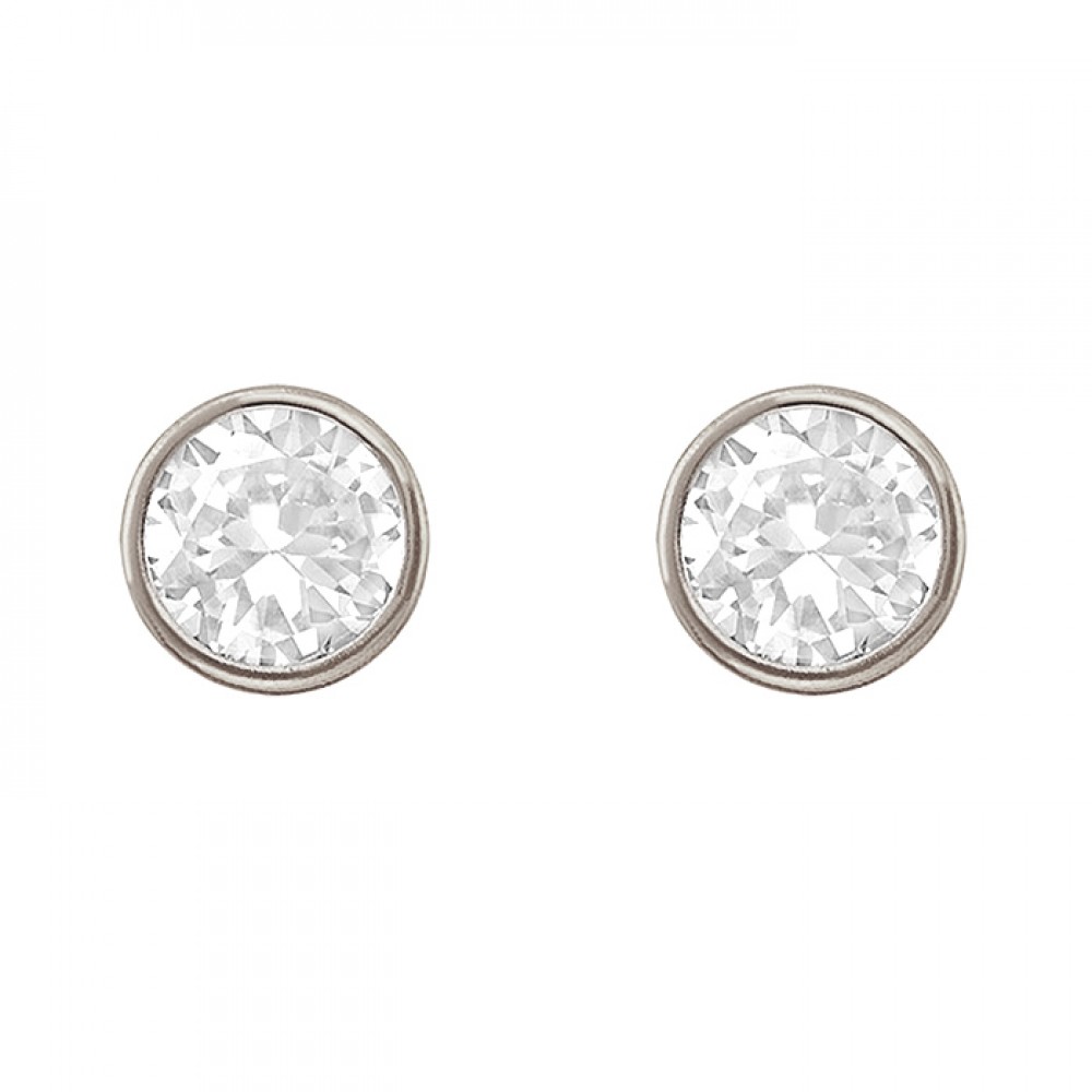 Broquel de plata redondo 4mm